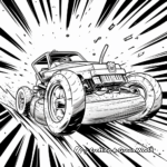 Action-Packed Lawn Mower Race Coloring Pages 3