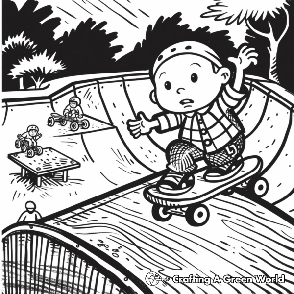 Park Coloring Pages - Free &amp; Printable!