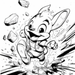 Action-Packed Slappy and Skippy Coloring Pages 1