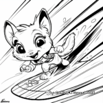 Action-Packed Slappy and Skippy Coloring Pages 2