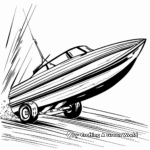 Action-Packed Tow-In Surfboard Coloring Pages 1