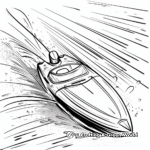 Action-Packed Tow-In Surfboard Coloring Pages 2