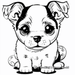 Adorable Bubble Puppies Coloring Pages 3