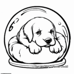 Adorable Bubble Puppies Coloring Pages 4