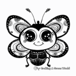 Adorable Ladybug Coloring Pages for Kids 1