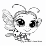 Adorable Ladybug Coloring Pages for Kids 4