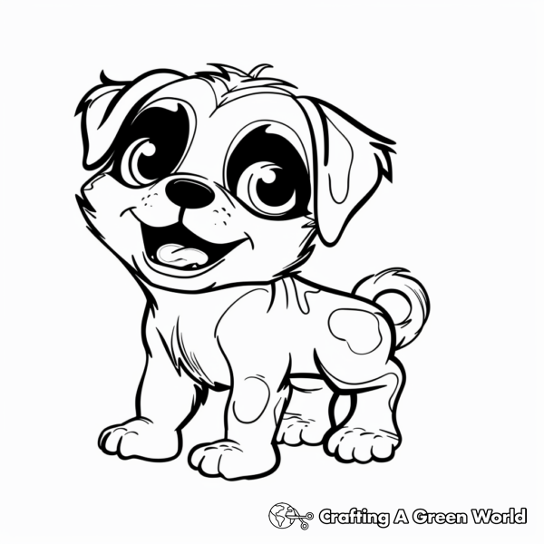 Adorable Littlest Pet Shop Dogs Coloring Pages 1