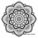 Advanced Asian-Inspired Mandala Coloring Pages 2