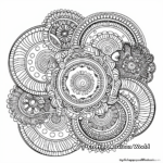 Advanced Fidget Toy Coloring Pages for Adults 3