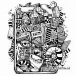 Advanced iPhone 13 Pro Max Coloring Pages for Adults 4