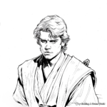 Adventurous Anakin Skywalker Clone Wars Coloring Pages 3