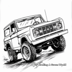 Adventurous Ford Bronco Coloring Pages 3
