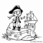 Adventurous Pirate Coloring Pages 2