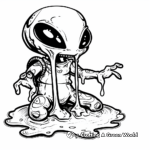Alien Slime Coloring Pages 2