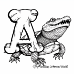 Alligator Snapping Turtle Coloring Pages 1