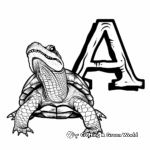 Alligator Snapping Turtle Coloring Pages 3
