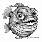 Amazing Blobfish and Other Sea Creatures Coloring Pages 4