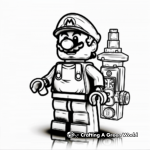 Amazing Lego Koopa Troopa Coloring Pages 2
