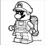 Amazing Lego Koopa Troopa Coloring Pages 3