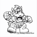 Amazing Lego Koopa Troopa Coloring Pages 4