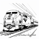 Amtrak Passenger Car Coloring Pages 3