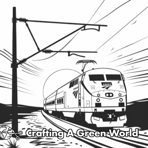 Amtrak Coloring Pages - Free & Printable!