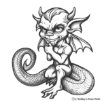Ancient Historical Demon Coloring Pages 3