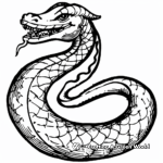 Ancient Sea Serpent Coloring Pages Inspired by Sailors' Myths 1