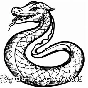 Sea Serpent Coloring Pages - Free &amp; Printable!