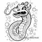 Ancient Sea Serpent Coloring Pages Inspired by Sailors' Myths 4