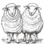 Angora Sheep Coloring Sheets for Wool Lovers 2