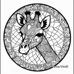 Animal-Themed Geometric Mandala Coloring Pages 1
