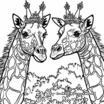 Animals Kingdom: Gel Pen Coloring Pages 1