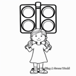 Animated Traffic Light Coloring Pages for Kids 1