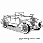 Antique Cars Coloring Pages for Adults 1