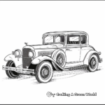 Antique Cars Coloring Pages for Adults 2