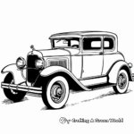 Antique Cars Coloring Pages for Adults 4