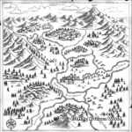 Antique Map Coloring Pages for Adults 4