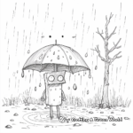 April Showers Themed Coloring Pages for Kids 2