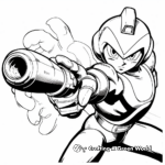 Arm Cannon Mega Man Coloring Pages 3