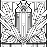 Art Deco Pattern Coloring Pages 4