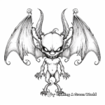 Artistic Abstract Demon Coloring Pages 1