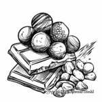 Artistic Chocolate Truffles Coloring Pages 4