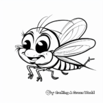 Artistic Fly Coloring Pages for Advanced Coloring 1
