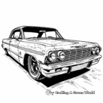 Artistic Lowrider Graffiti Coloring Pages 4