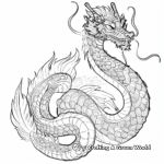 Asian Dragon Sea Serpent Coloring Pages 2