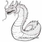 Asian Dragon Sea Serpent Coloring Pages 3
