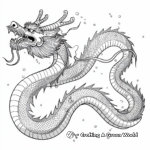 Asian Dragon Sea Serpent Coloring Pages 4