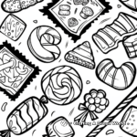 Assorted Candy Coloring Sheets 2
