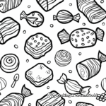 Assorted Candy Coloring Sheets 3